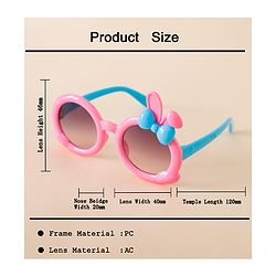 Babyhug Solid Coloured  Sunglasses With Applique - Purple