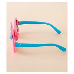 Babyhug Solid Coloured  Sunglasses With Applique - Purple