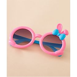 Babyhug Solid Coloured  Sunglasses With Applique - Purple