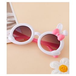 Babyhug Solid Coloured  Sunglasses With Applique - Purple