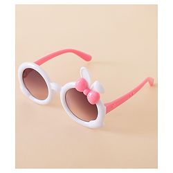 Babyhug Solid Coloured  Sunglasses With Applique - Purple