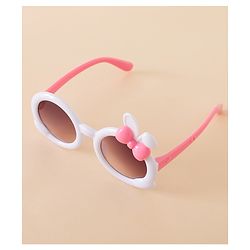 Babyhug Solid Coloured  Sunglasses With Applique - Purple