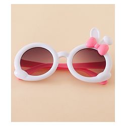 Babyhug Solid Coloured  Sunglasses With Applique - Purple