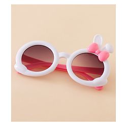 Babyhug Solid Coloured  Sunglasses With Applique - Purple