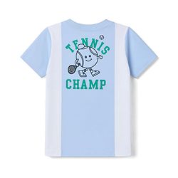 Babyhug 100% Cotton Single Jersey Knit Half Sleeves T-Shirt With Text Print & Shorts With Cargo Pockets - Blue