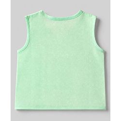 Babyhug 100% Cotton Cambric Woven Front Open Sleeveless Jhablas with Moon Star Cloud Pack of 3 - Light Blue, Light Green, Light Pink