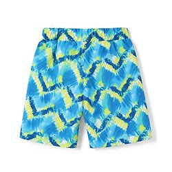 Babyhug Tafetta Water Repellant Printed Swimming Trunk - Blue