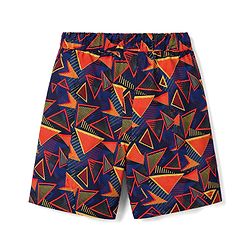 Babyhug Tafetta Water Repellant Printed Swimming Trunk - Multicolor