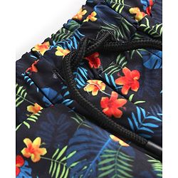 Babyhug Tafetta Water Repellant Floral Printed Swimming Trunk - Multicolor