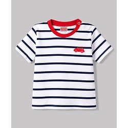 Babyhug 100% Cotton Knit T-Shirts with Graphics Half Sleeves Yellow 0-3 Months Pack of 3