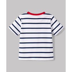 Babyhug 100% Cotton Knit T-Shirts with Graphics Half Sleeves Yellow 0-3 Months Pack of 3