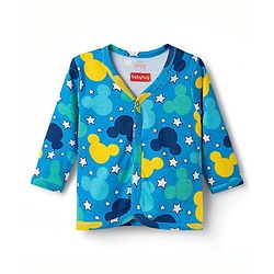 Babyhug Disney 100% Cotton Knit Full Sleeves Jhablas With Micky Mouse Graphics Pack Of 2 - Multicolor
