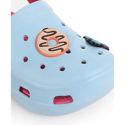 Cute Walk by Babyhug Back Strap Closure Clogs With Donut & Butterfly Applique - Dark Pink