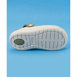 Cute Walk by Babyhug SlipOn Clogs With Strawberry Applique - Green