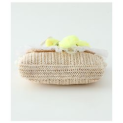 Babyhug Free Size Sling Bag with Floral Applique -Yellow
