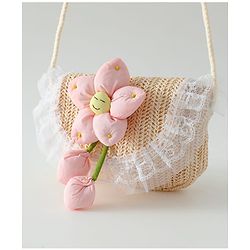Babyhug Free Size Sling Bag with Floral Applique -Yellow