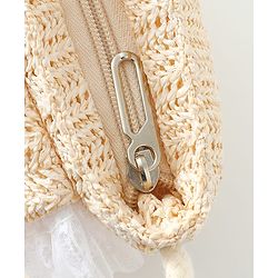 Babyhug Free Size Sling Bag with Floral Applique -Yellow