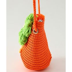 Babyhug Floral Applique Sling Bag Free Size - Orange