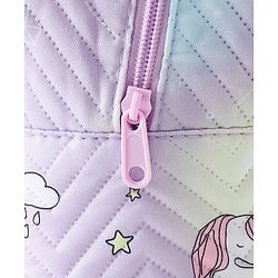 Babyhug Free Size Fashion Backpack With Unicorn Print - Purple