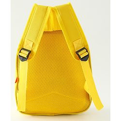 Babyhug Free Size Fashion Backpack With Unicorn Print - Yellow