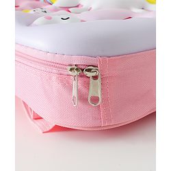Babyhug Free Size Fashion Backpack With Unicorn Print - Yellow