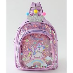 Babyhug Fashion Backpacks Free Size - Purple