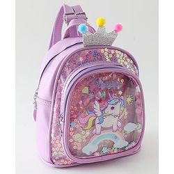 Babyhug Fashion Backpacks Free Size - Purple