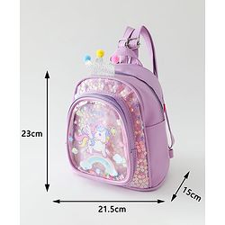 Babyhug Fashion Backpacks Free Size - Purple