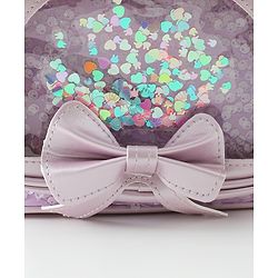 Babyhug Dreamy Glitter Kids Backpack - Purple
