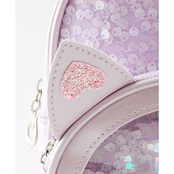 Babyhug Dreamy Glitter Kids Backpack - Purple
