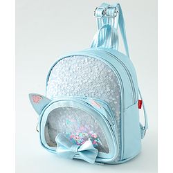 Babyhug Dreamy Glitter Kids Backpack - Purple
