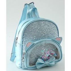 Babyhug Dreamy Glitter Kids Backpack - Purple
