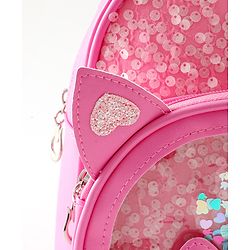 Babyhug Dreamy Glitter Kids Backpack - Purple