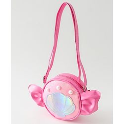 Pine Kids Sling Bag with Girl Design - Pink