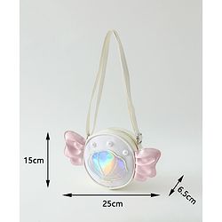 Pine Kids Sling Bag with Girl Design - Pink