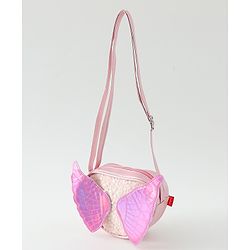 Babyhug Flutter Wings Kids Sling  Bag - Pink