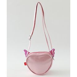 Babyhug Flutter Wings Kids Sling  Bag - Pink