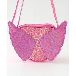 Babyhug Flutter Wings Kids Sling  Bag - Pink