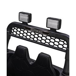 Babyhug Battery Operated Ride On Jeep with Music & LED Lights - Red| USB & AUX Connectivity| Push Button Start| Rechargeable Battery| 3 to 8 Years Boys & Girls| Remote Control| Forward & Reverse