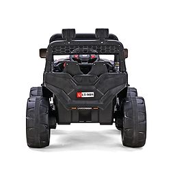 Babyhug Battery Operated Ride On Jeep with Music & LED Lights - Red| USB & AUX Connectivity| Push Button Start| Rechargeable Battery| 3 to 8 Years Boys & Girls| Remote Control| Forward & Reverse