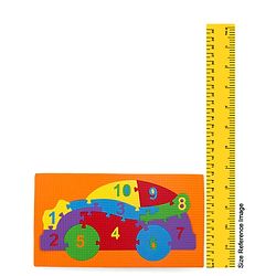 Babyhug Early Learning Educational Foam Number Puzzle Set - Car & Engine Theme| Pack of 2| Colourful Number Recognition Puzzle| Preschool Learning Toy| Fine Motor Skills & Brain Development