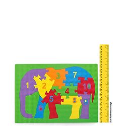 Babyhug Early Learning Educational Foam Number Puzzle Set - Car & Engine Theme| Pack of 2| Colourful Number Recognition Puzzle| Preschool Learning Toy| Fine Motor Skills & Brain Development