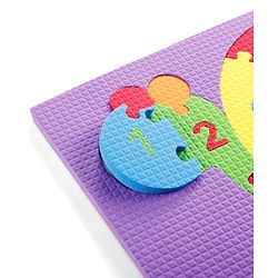 Babyhug Early Learning Educational Foam Number Puzzle Set - Car & Engine Theme| Pack of 2| Colourful Number Recognition Puzzle| Preschool Learning Toy| Fine Motor Skills & Brain Development