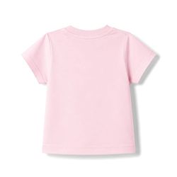Babyhug 100% Cotton Knit Half Sleeves T-Shirt & Pyjama Night Suit With Cat & Polka Dot Print - Pink