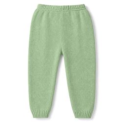 Babyhug Knit Full Sleeves Sweater Set with Floral & Heart Design - Green
