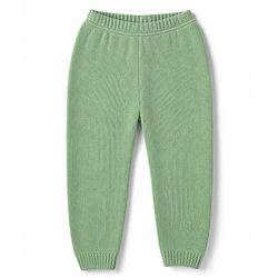 Babyhug Cable Knit Full Sleeves Sweater Set - Green