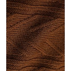 Babyhug Cable Knit Full Sleeves Sweater Set - Brown