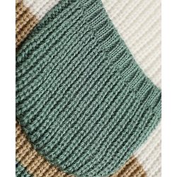 Babyhug Knit Full Sleeves Sweater Set with Color Block Design - Green