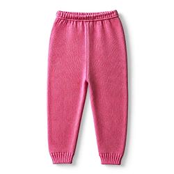 Babyhug Knit Full Sleeves Sweater Set with Cable Knit Design - Dark Pink