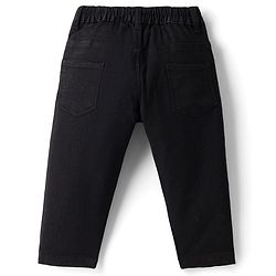 Babyhug Denim Full Length Skinny Fit Washed Jeans With Stretch - Dark Blue